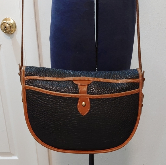 Dooney & Bourke Black and Tan Crossbody Bag - Picture 5 of 13